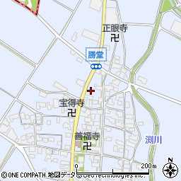 滋賀県東近江市勝堂町1127周辺の地図