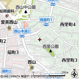 愛知県名古屋市名東区西里町2丁目6周辺の地図