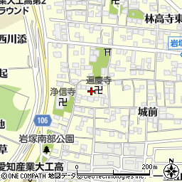 愛知県名古屋市中村区岩塚町郷中66周辺の地図