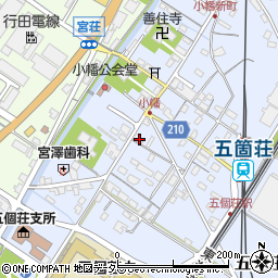 滋賀県東近江市五個荘小幡町611-1周辺の地図