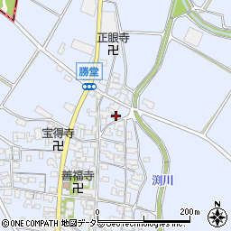 滋賀県東近江市勝堂町1007周辺の地図