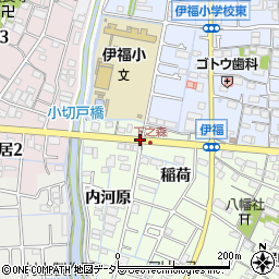 愛知県あま市七宝町下之森（八畝割）周辺の地図