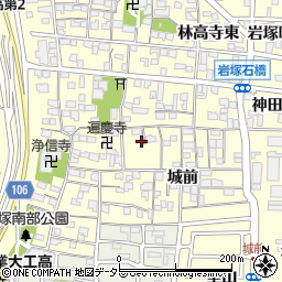 愛知県名古屋市中村区岩塚町城前35周辺の地図