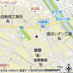 アリメント工業株式会社　新富士工場周辺の地図