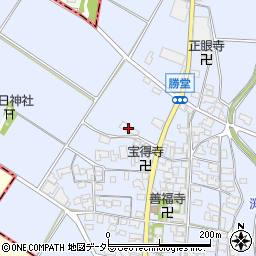 滋賀県東近江市勝堂町1680周辺の地図