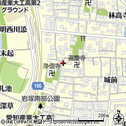 愛知県名古屋市中村区岩塚町郷中68周辺の地図