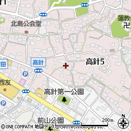 愛知県名古屋市名東区高針5丁目711周辺の地図