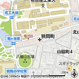 愛知県名古屋市昭和区狭間町13周辺の地図