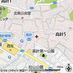 愛知県名古屋市名東区高針5丁目701-5周辺の地図