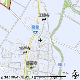滋賀県東近江市勝堂町1008周辺の地図