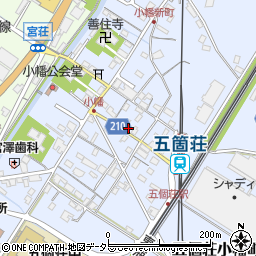 滋賀県東近江市五個荘小幡町599周辺の地図