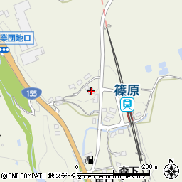 愛知県豊田市篠原町徳間周辺の地図