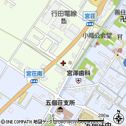 ローソン東近江宮荘町店周辺の地図