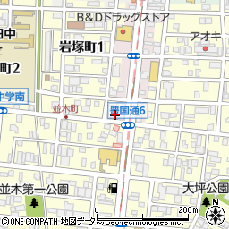 愛知県名古屋市中村区岩塚町1丁目22周辺の地図
