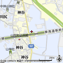 静岡県富士市神谷南11周辺の地図