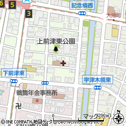 皮膚科泌尿器科上前津医院周辺の地図