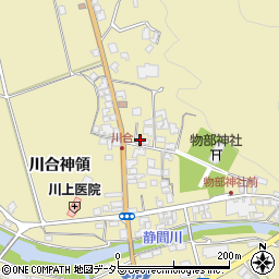 島根県大田市川合町川合神領1527周辺の地図