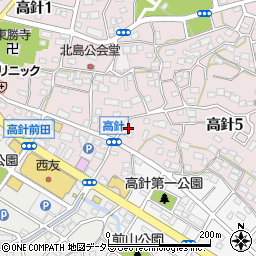 愛知県名古屋市名東区高針5丁目701-3周辺の地図