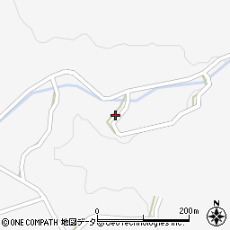 愛知県北設楽郡設楽町東納庫堂ケ平周辺の地図