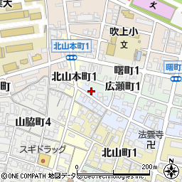 愛知県名古屋市昭和区雪見町1丁目3-5周辺の地図