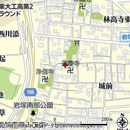 愛知県名古屋市中村区岩塚町郷中65周辺の地図
