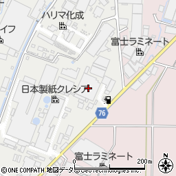 静岡県富士市比奈428周辺の地図
