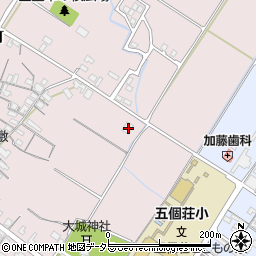 滋賀県東近江市五個荘金堂町255周辺の地図