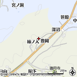 愛知県豊田市富岡町深沼周辺の地図