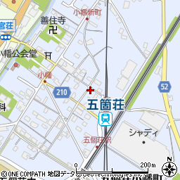 滋賀県東近江市五個荘小幡町471周辺の地図
