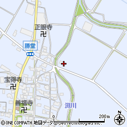 滋賀県東近江市勝堂町53周辺の地図