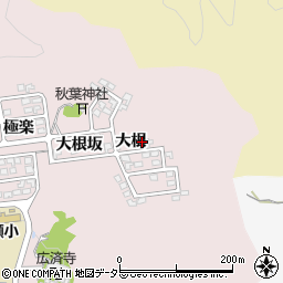 愛知県豊田市東広瀬町大根周辺の地図