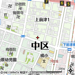 前田周辺の地図