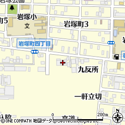 愛知県名古屋市中村区岩塚町竜子田9周辺の地図