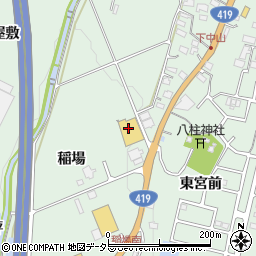 ＪＡあいち豊田生活部グリーンセンター　藤岡店周辺の地図