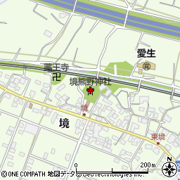 境熊野神社周辺の地図