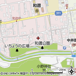 滋賀県大津市和邇中57周辺の地図