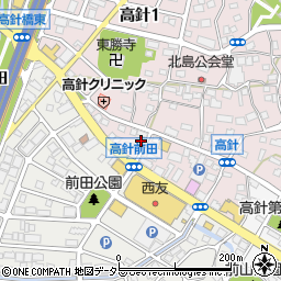 愛知県名古屋市名東区高針1丁目1708周辺の地図