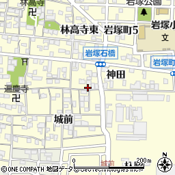 愛知県名古屋市中村区岩塚町郷中119周辺の地図