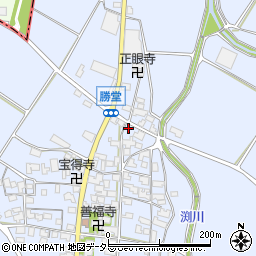 滋賀県東近江市勝堂町1132周辺の地図