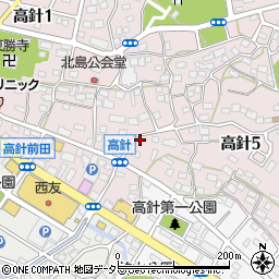 愛知県名古屋市名東区高針5丁目701周辺の地図
