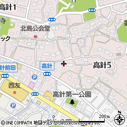 愛知県名古屋市名東区高針5丁目705周辺の地図