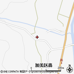 兵庫県多可郡多可町加美区轟501周辺の地図