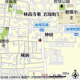 愛知県名古屋市中村区岩塚町郷中125周辺の地図