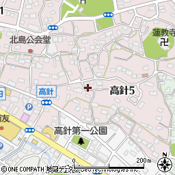 愛知県名古屋市名東区高針5丁目601周辺の地図