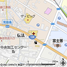 東海ふそう富士サービスセンター周辺の地図
