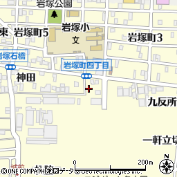 愛知県名古屋市中村区岩塚町竜子田2周辺の地図