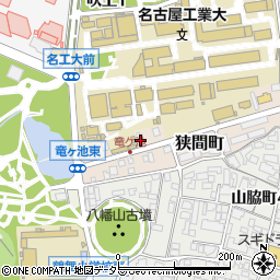 愛知県名古屋市昭和区狭間町12周辺の地図