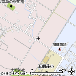 滋賀県東近江市五個荘金堂町39周辺の地図