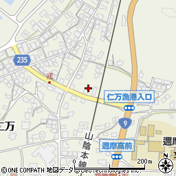 島根県大田市仁摩町仁万明神1415-3周辺の地図
