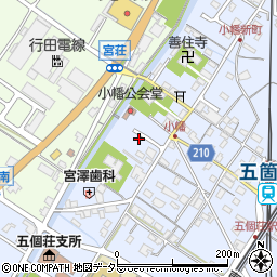 滋賀県東近江市五個荘小幡町678周辺の地図
